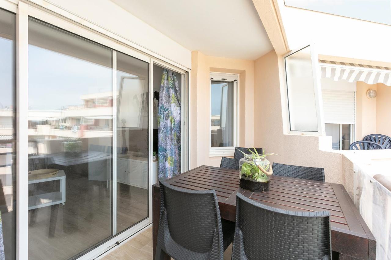 Appartement T3 Terrasse Vue Sur Mer, Piscine, Parking, Wifi Et Clim Sète Exteriér fotografie