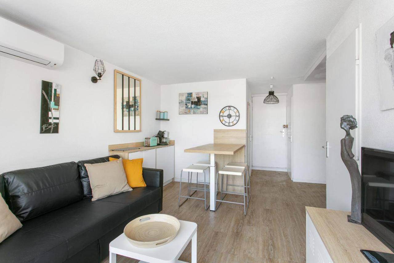 Appartement T3 Terrasse Vue Sur Mer, Piscine, Parking, Wifi Et Clim Sète Exteriér fotografie